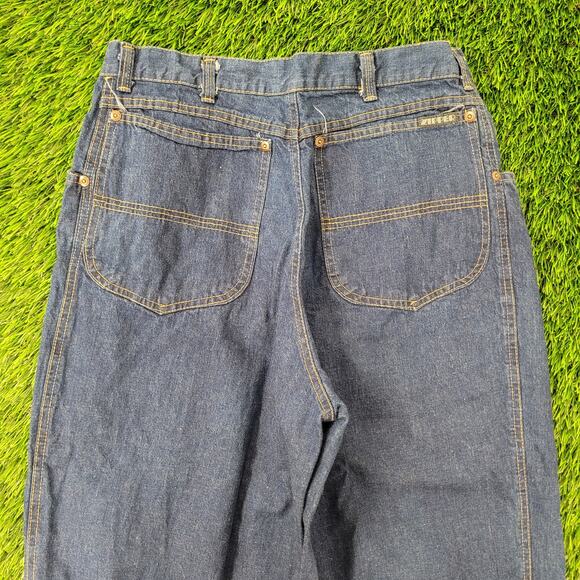 Vintage 80s MOD High-Waist Tapered Jeans Womens 4 28x33 Talon USA - Picture 14 of 16